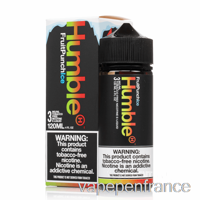 Punch Aux Fruits Glacés - Humble Juice Co - Stylo Vape 120 Ml 3 Mg